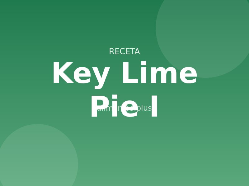 Key Lime Pie (I)