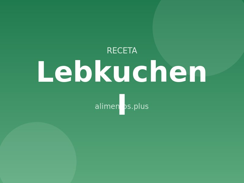 Lebkuchen (I)