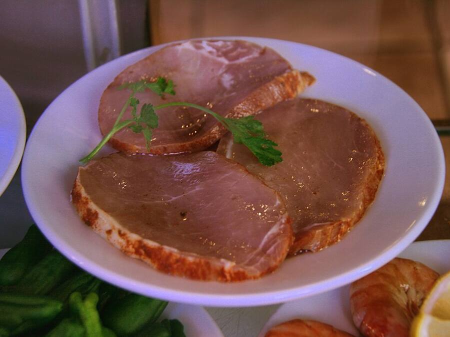 Lomo de cerdo a la mostaza