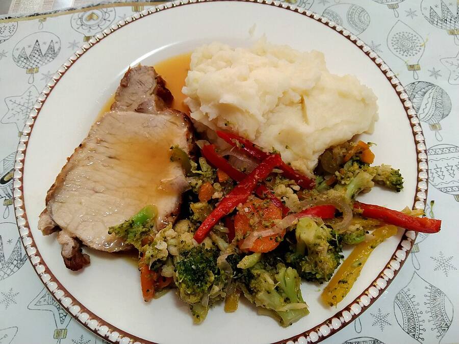Lomo de cerdo a la naranja