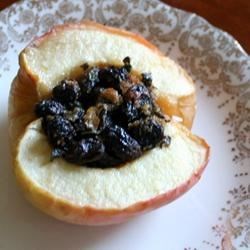 Manzanas al horno con receta de menta