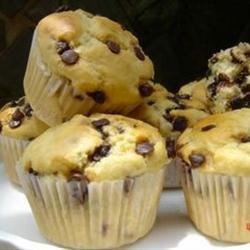 Muffins de chispas de chocolate I Receta