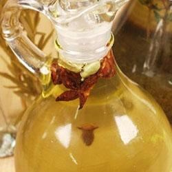 Receta de aceite de oliva especiado del Lejano Oriente