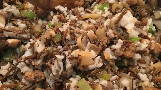 Receta de aderezo de arroz salvaje de Minnesota