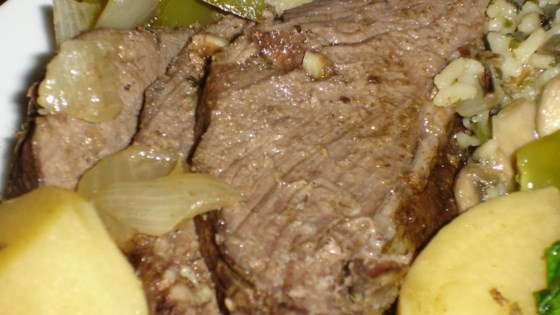 Receta de asado de olla de solomillo con ajo