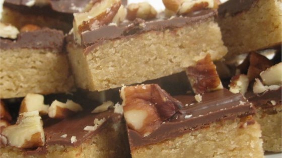 Receta de barras de toffee para preparar con anticipación