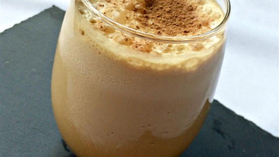 Receta de batido de fusión de moca helado