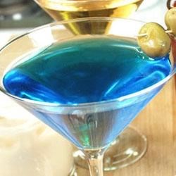 Receta de Blue Sky Martini