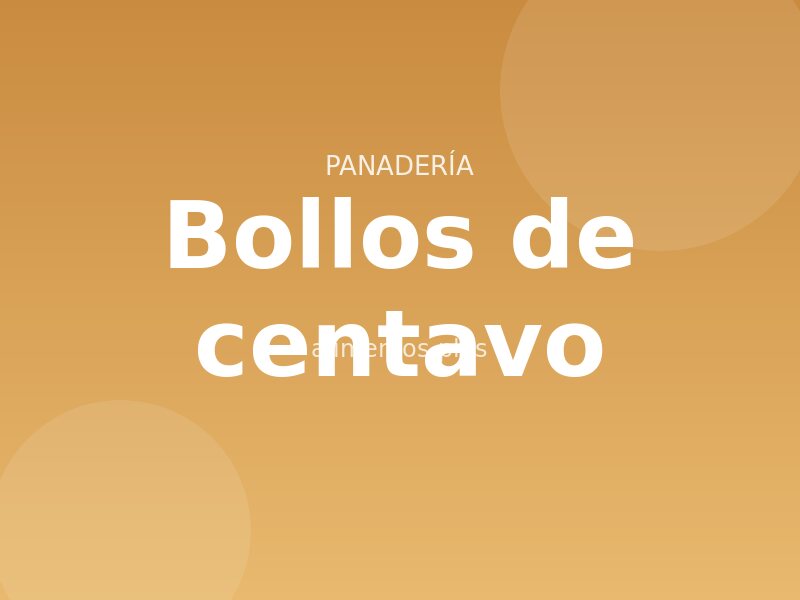 Receta de bollos de centavo