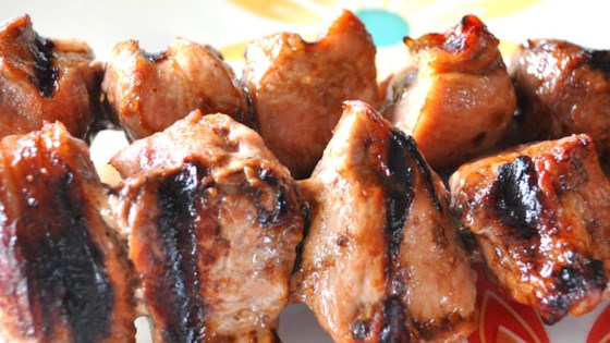 Receta de Brochetas de Cerdo Ardiente