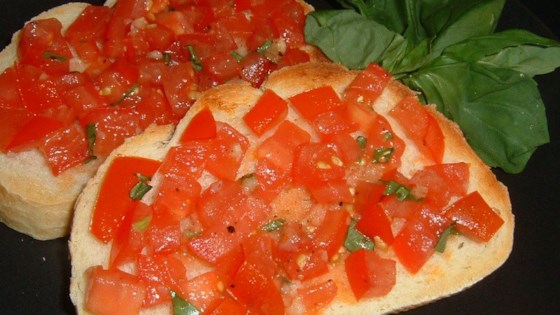 Receta de bruschetta al pomodoro