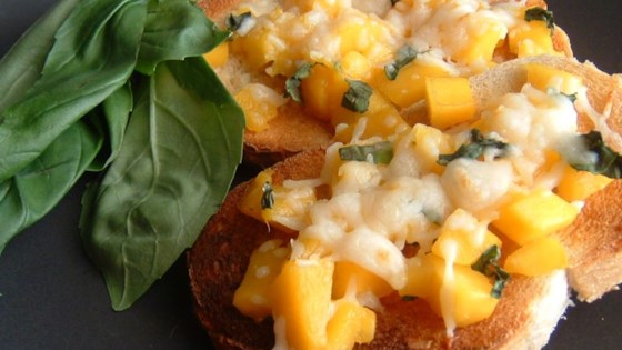 Receta de bruschettas de mango