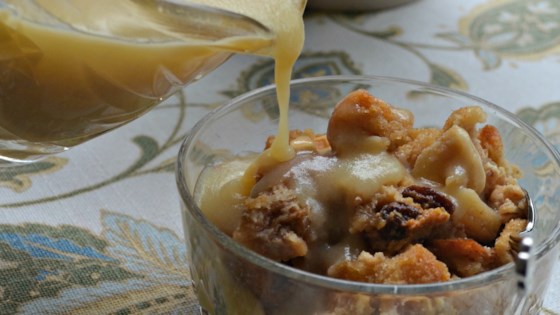 'Receta de budín de pan de manzana de la abuela'