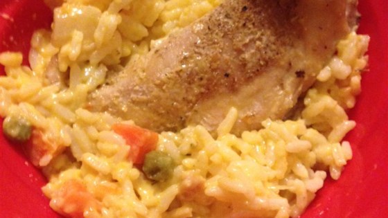 Receta de cazuela de arroz y pollo con queso