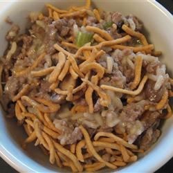 Receta de cazuela de fideos Chow Mein