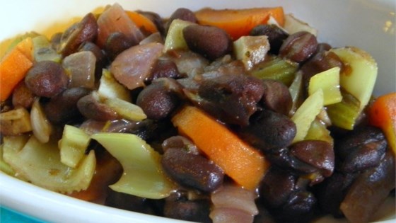 Receta de cazuela de frijoles negros