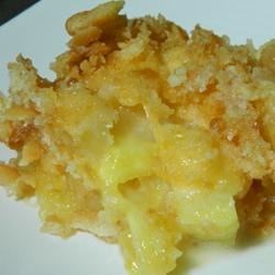 'Receta de cazuela de queso y piña de Tricia'