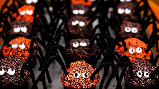 Receta de cupcakes de araña