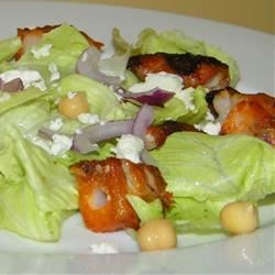 Receta de ensalada César con cordero griego