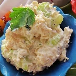 Receta de ensalada cremosa de pollo