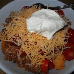 Receta de ensalada de chips de maíz