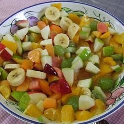 Receta de ensalada de frutas muy fácil