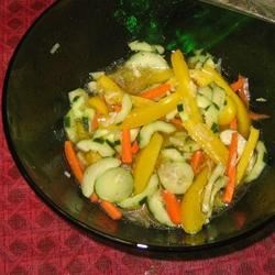 Receta de ensalada de verduras marinadas