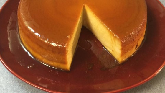 Receta de flan cremoso de caramelo