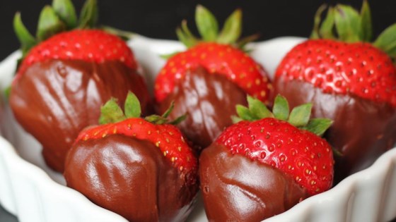 Receta de fresas con chocolate