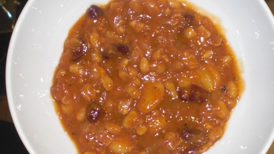 Receta de frijoles asados en olla de cocción lenta