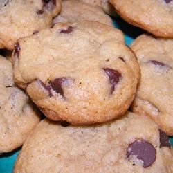 Receta de galletas con trozos de chispas de chocolate