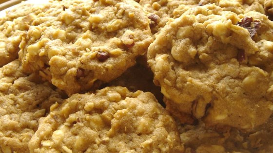 Receta de galletas de avena con chispas de chocolate blanco