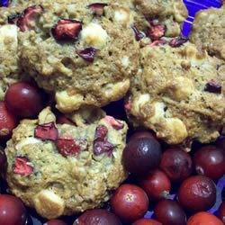 Receta de galletas de avena y arándanos