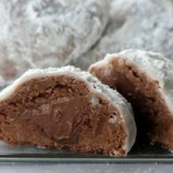 Receta de galletas de beso de cacao