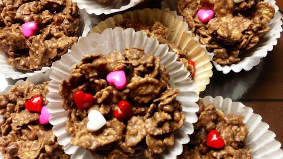 Receta de galletas de chocolate con racimos de maní