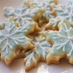 Receta de galletas de copos de nieve