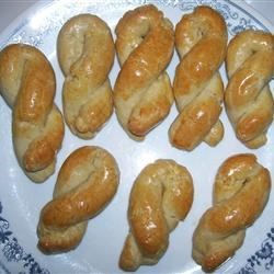Receta de galletas de huevo griegas