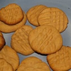 'Receta de galletas de mantequilla de maní de Elaine'