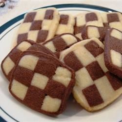 Receta de galletas de tablero de ajedrez I