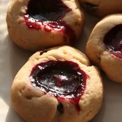 Receta de galletas de té de frambuesa negra azucarada