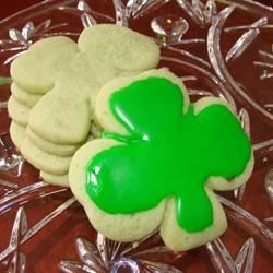 Receta de galletas de trébol irlandés
