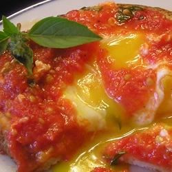 'Receta de huevos y salsa de tomate de Mamma Rita'