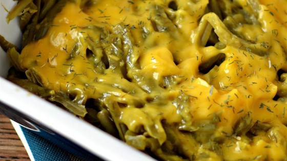 Receta de judías verdes con queso