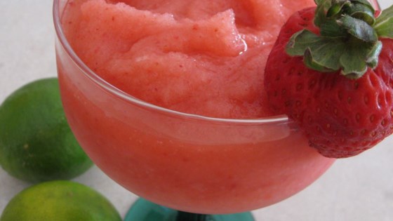 Receta de margarita de fresa congelada