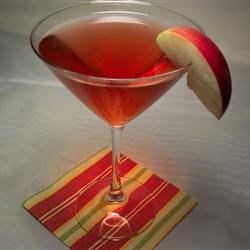 Receta de martini de manzana grande