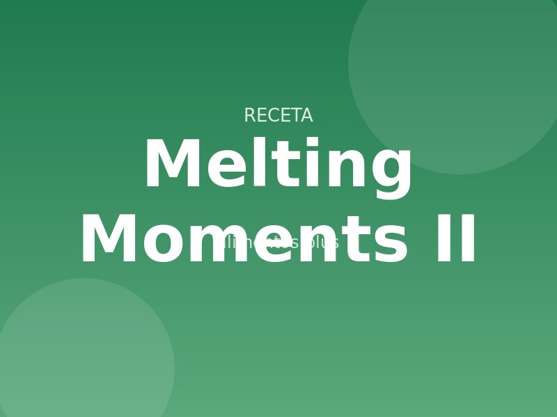 Receta de Melting Moments II