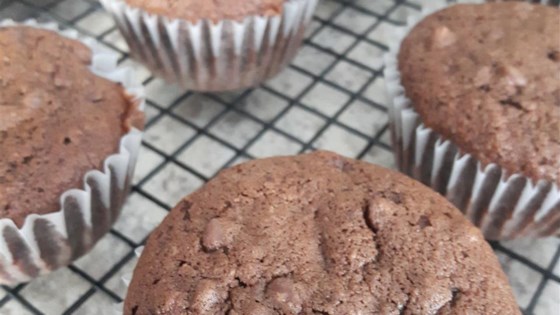 Receta de muffins de chocolate con chispas de chocolate