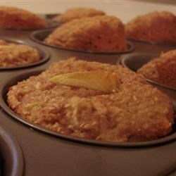 Receta de muffins de salvado de manzana