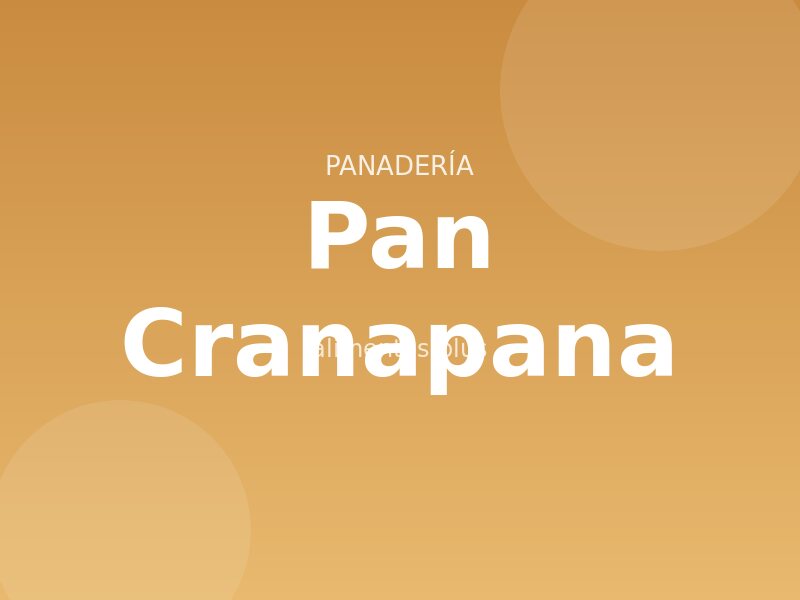 Receta de pan Cranapana