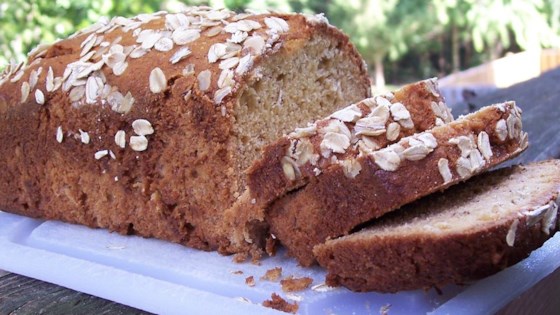 Receta de pan de avena, plátano y nueces